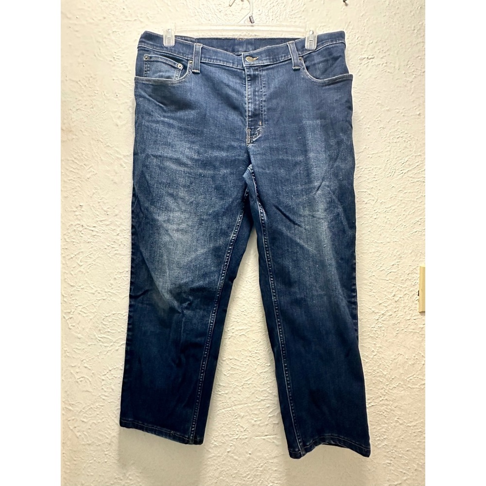 L.L.Bean 1912 Premium Straight Fit Dark Wash Denim Jeans Men's Size